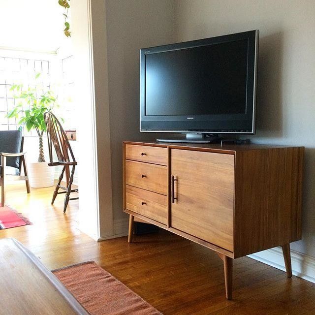 Mid-century Media Console 96 In 2021 Mid Century Media Console Media Console West Elm Media Console