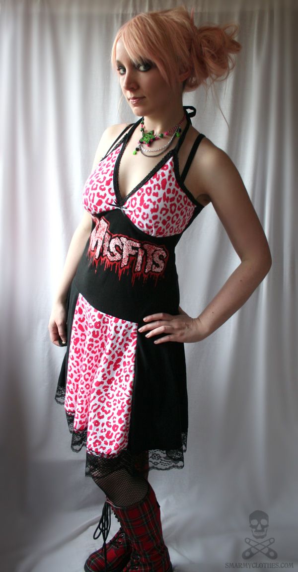 Red Leopard Print Dress