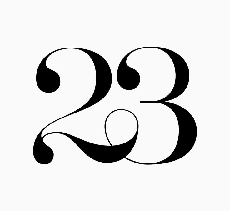 Картинка с числом 23, выходом работу