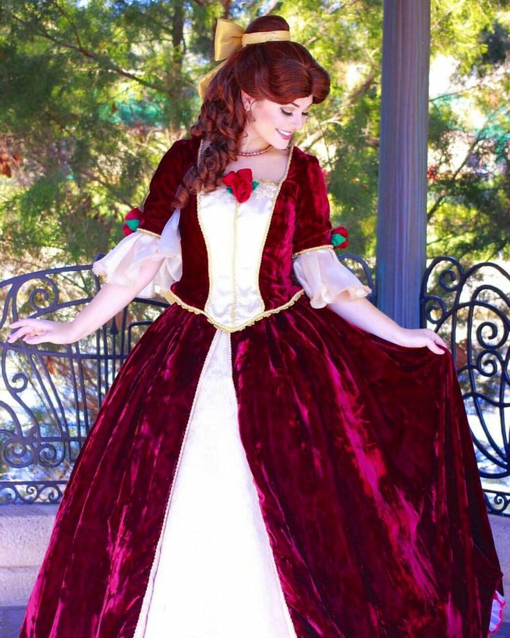 belle christmas dress