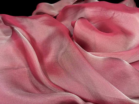 Two tone shop silk chiffon fabric