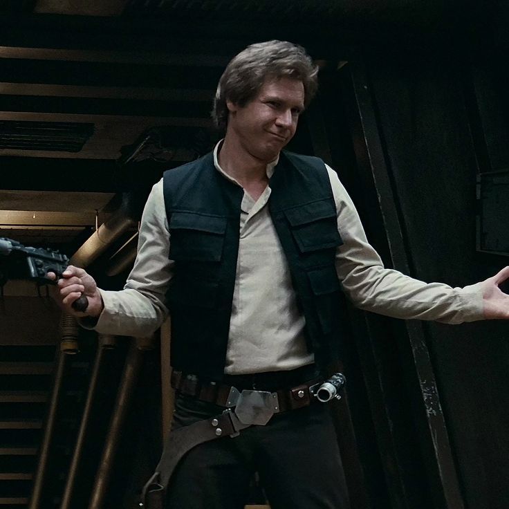 Iconic Han Solo in Retro Style