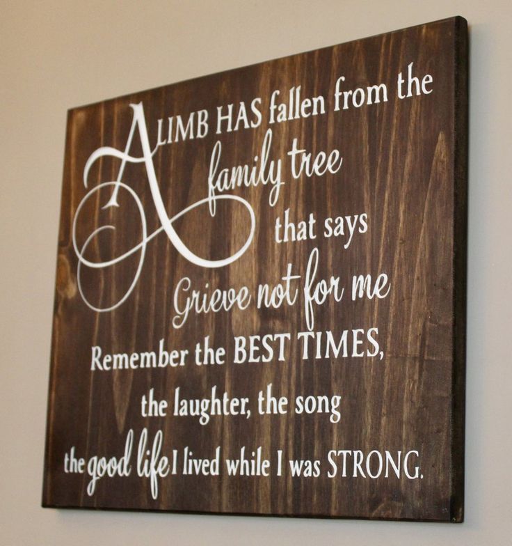 memorial plaque lab from a family tree fallen has our
