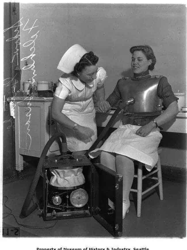 Krankenschwester Muschisaft Retro Doppelter