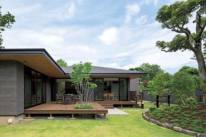 住友林業 平屋 外観 戸建住宅 住友林業 平屋 外観 戸建住宅