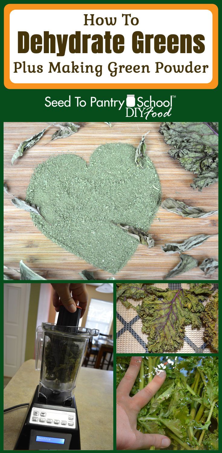 Step By Step Directions On How To Dehydrate Green Leafy Vegetable And