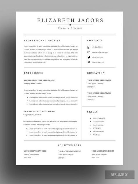 ESTRATA RESUME This beautifully-designed template will help your resume be put on top of the pile. This design provides simple, sophisticated and high quality instant download product. It will definitely grab the enthusiasm of your employer. Keep going!: