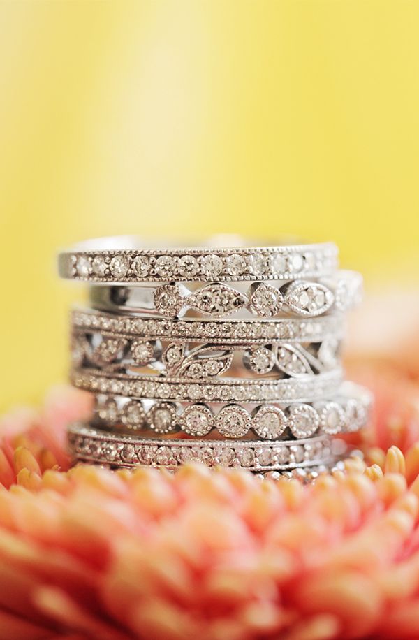 Gorgeous antique-inspired wedding rings. Like mine! | jewelry ⚓ | Pinterest | Wedding, Wedding rings vintage and Jewelry