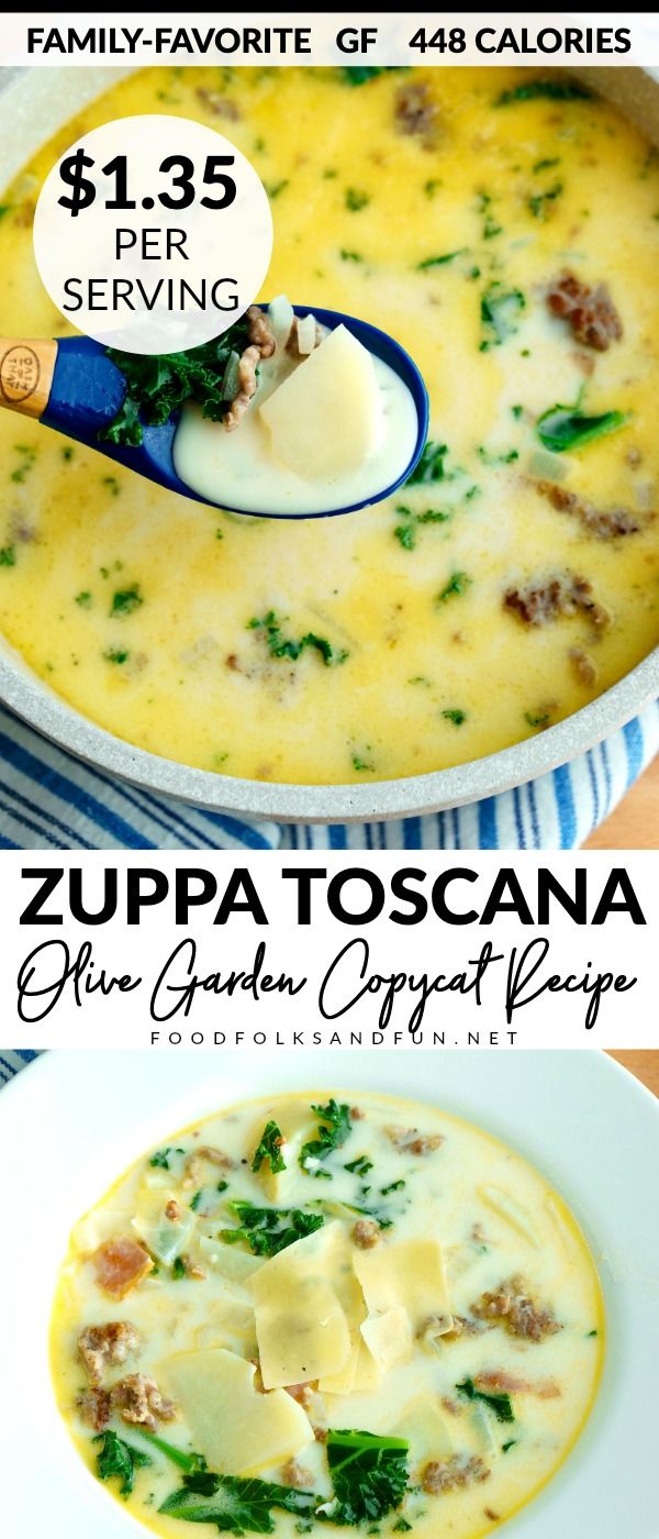 Low Carb Zuppa Toscana Olive Garden Copycat Recipe In 2019 Low Carb Soup Recipes Toscana Soup Zuppa Toscana Soup