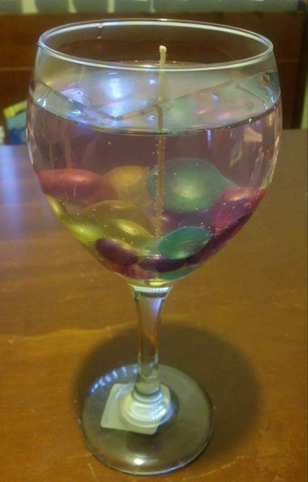 Wine And Champagne Glass Candles Champagne Glass Candle Gel Candles Wine Candles