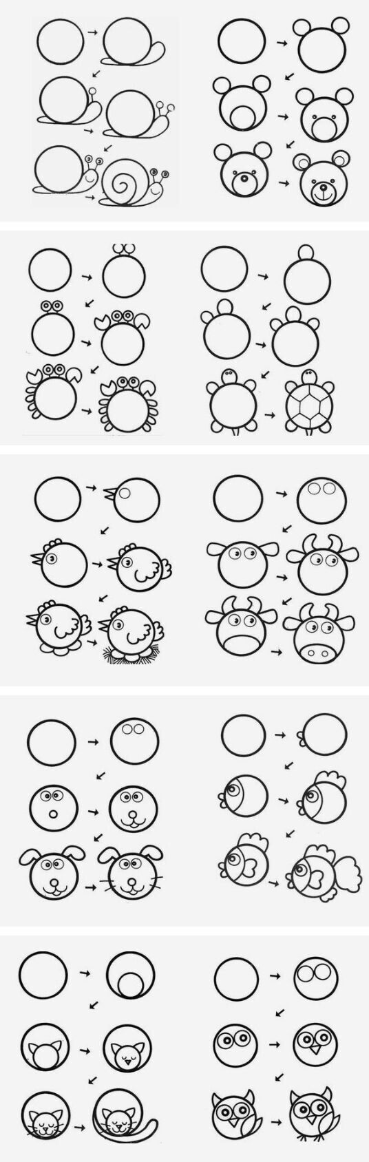 Al posto degli smile. Decoro e poi coloro | Tekentips, Eenvoudige tekeningen