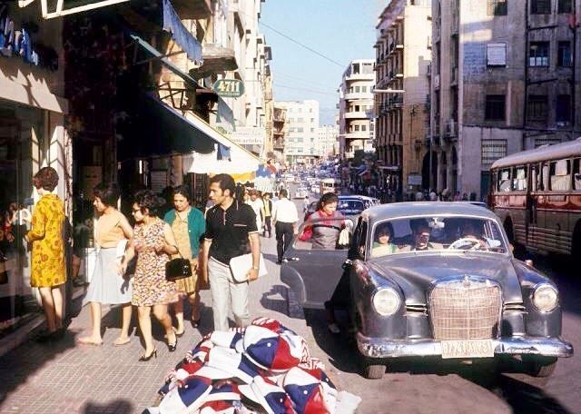 شارع ويغان بيروت ١٩٦٦ Beirut Beirut Lebanon Lebanon