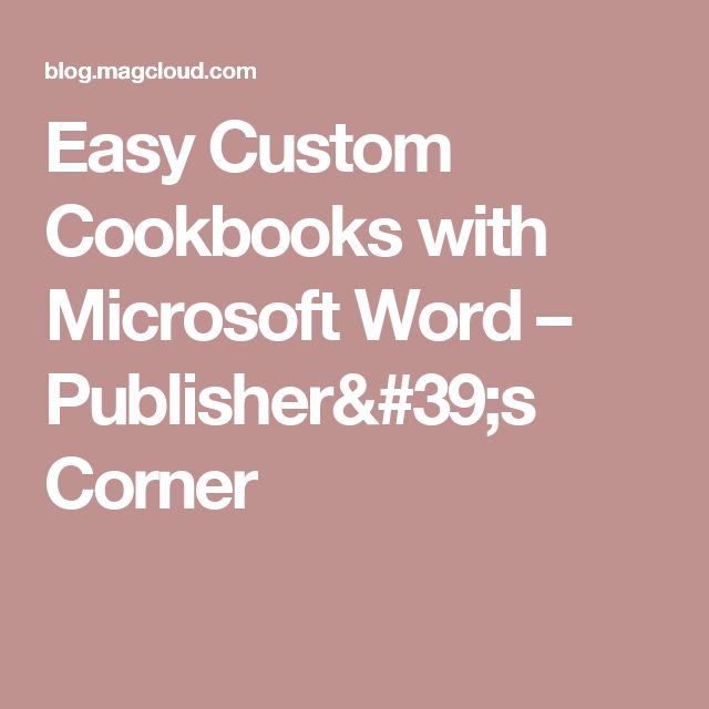 another word for recipe