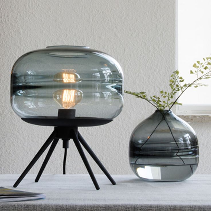 Post-moderne Statief Glas Ijzer Tafellamp Voor Woonkamer ...