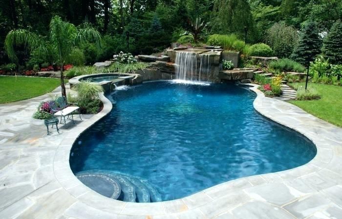 Hillside Pool Ideas Swimming Pool Designs Medium Size Pool Ideas And Prices Popular Of Backyar Inground Pool Designs Backyard Pool Designs Small Backyard Pools