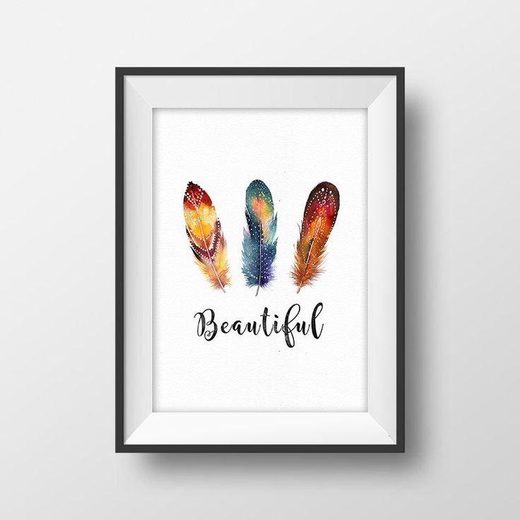 Feathers wall print/Boho wall print/Girls wall print/Feathers wall art Feathers wall print/Boho wall print/Girls wall print/Feathers wall art