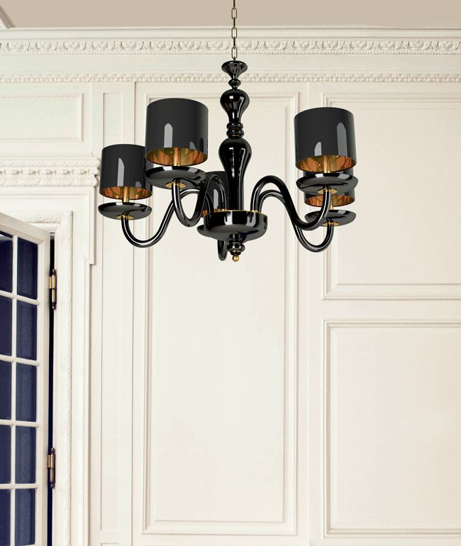 Portuguese Lighting Portuguese Lighting, Black Chandelier Light Covers