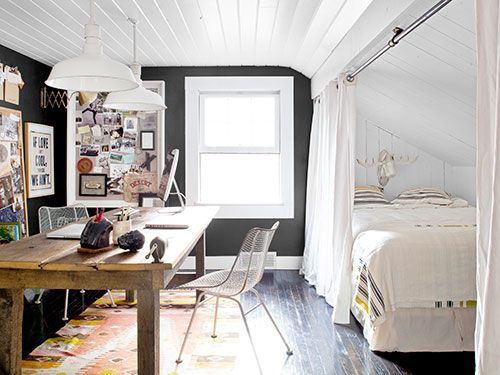 office with bed