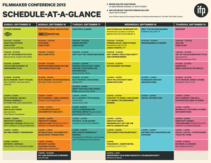 schedule designs