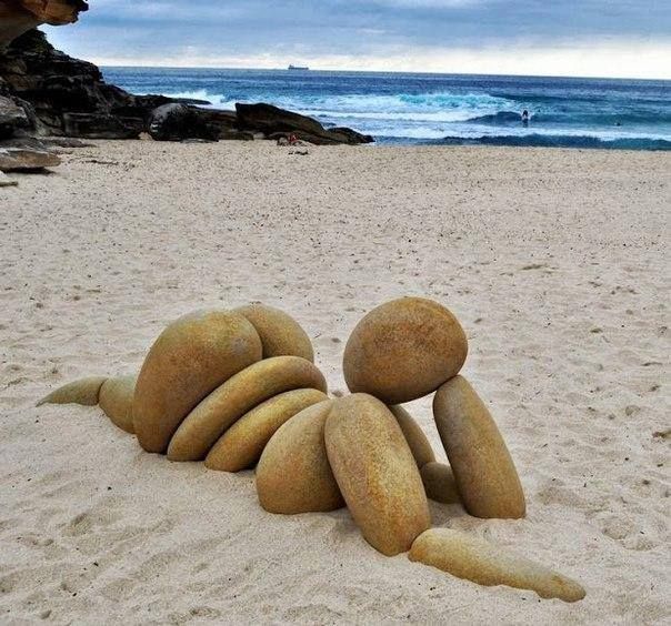 Image result for rock art found on beaches