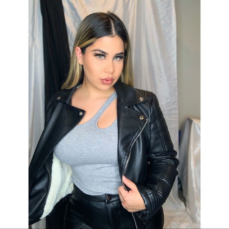 Fashion nova leather jacket sales