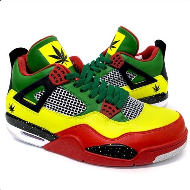Rasta Colored Nike Shoes Rasta Colored Nike Shoes