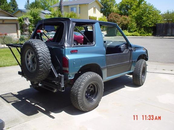 Geo Tracker door modification. | Suzuki samurai, River toys, Grand vitara