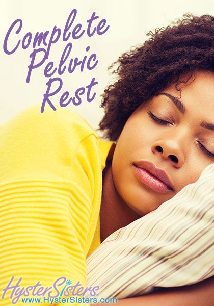 pelvic rest pelvic rest