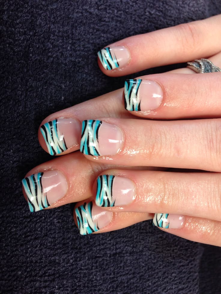 Best 25+ Zebra Stripe Nails Ideas On Pinterest Zebra Nail Desa's nails. Zebra striped gel nail art. - Best 25+ Zebra Stripe Nails Ideas On Pinterest Zebra Nail