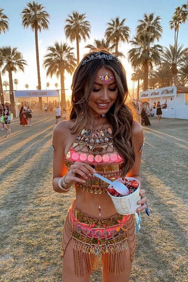 White Woven Ruffle Long Sleeve Crop Top Coachella outfit Stagecoach outfit rave outfit Festival set Burning man top