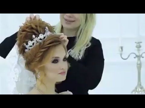 Pin On تسريحة عروس فخمة