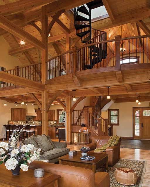 A Frame Home Interiors adirondack vacation home with timber frame roof ceiling Timber Treasure Timber Frame Home Great Room Loft A Frame Home Interiors 10 a frame house designs for a simple yet unforgettable look Timber Treasure Timber Frame Home Great Room Loft