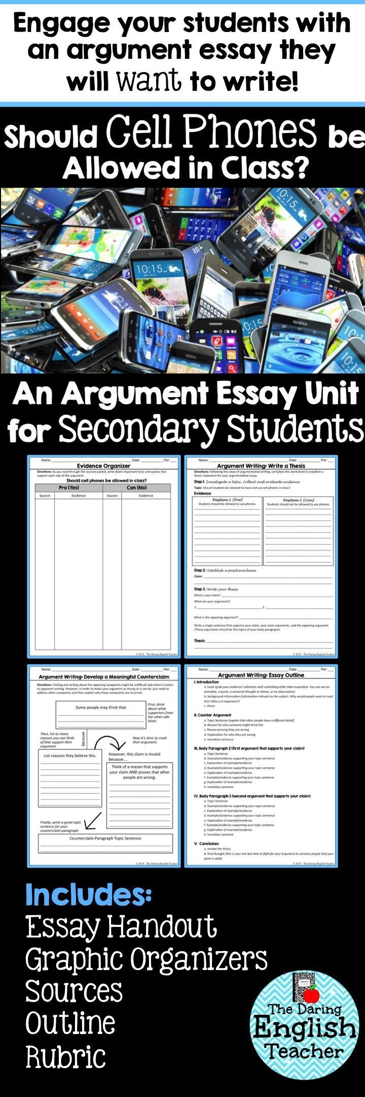argumentative essay on cell phones