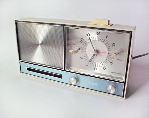 Vintage '60's RCA Tabletop AM Alrm Clock Radio, Model No ...