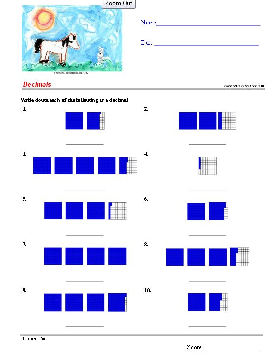 worksheets for decimals math worksheets worksheets decimals