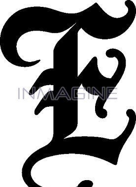 old english capital e alphabet old english capital e