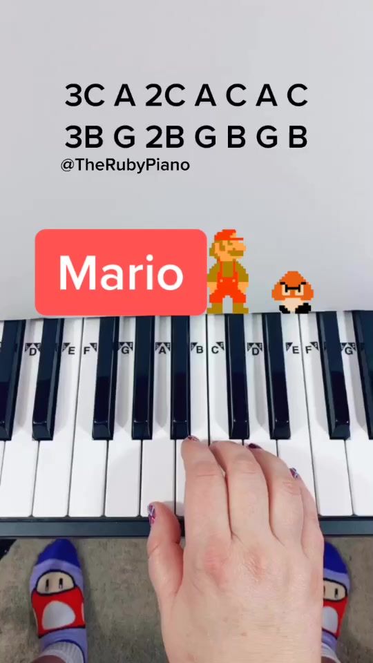 therubypiano(therubypiano) on TikTok How to play Baby Shark on Piano
