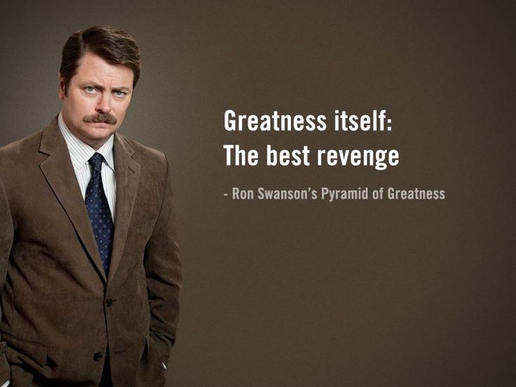 Pin on words.
Ron Swanson Quotes Salad