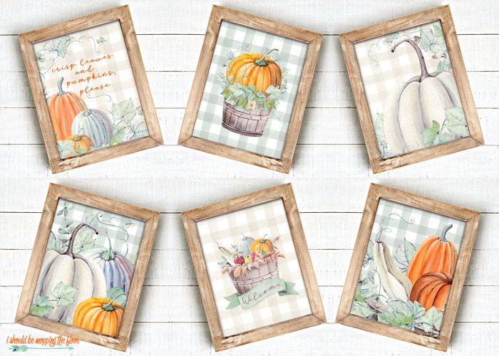 Six Fall Farmhouse Printables Fall printables, Farmhouse fall Six Fall Farmhouse Printables Fall printables, Farmhouse fall