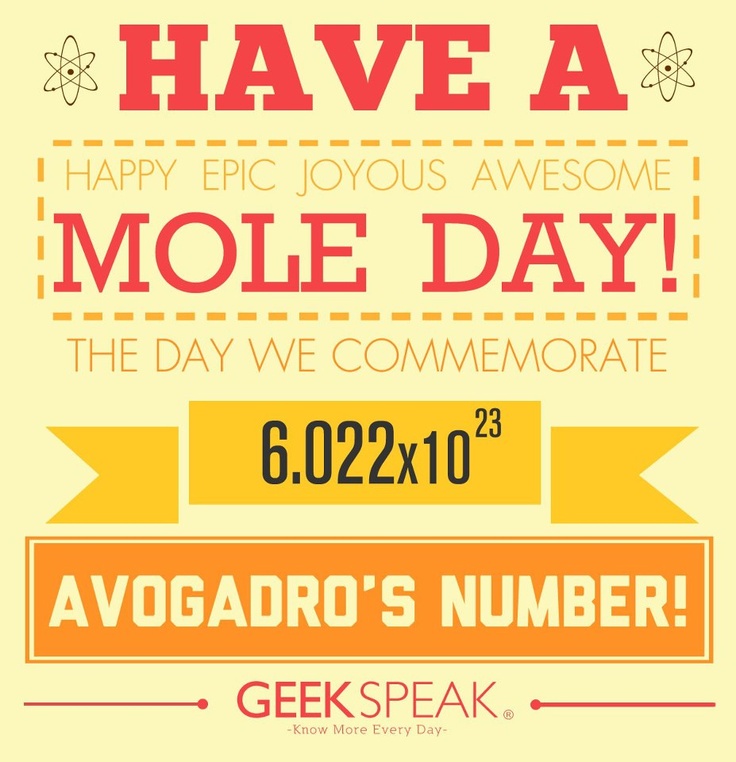 15 best mole day images on pinterest mole day funny science and mole day flyers