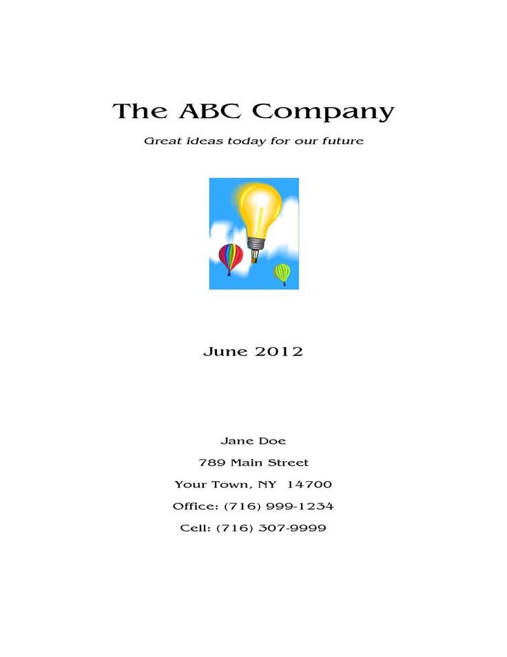 thesis title page sample