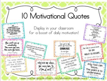 motivational quotes for classroom
