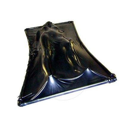 Latex vacuum beds One piece cosplay sex