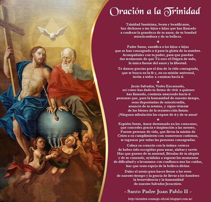 Oracion Ala Santisima Trinidad Para Casos Muy Dificiles Y Urgentes Sintético 103+ Foto Oración A La Santísima Trinidad Para Casos