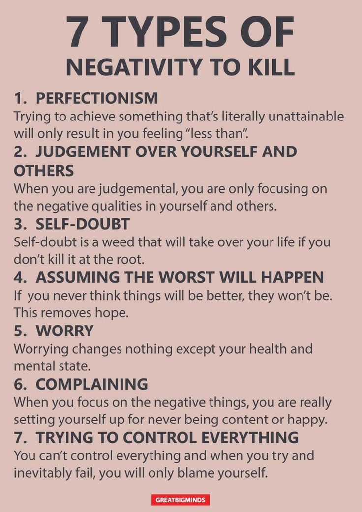 Kill these types of negativity Get them out of your life Kill these types of negativity Get them out of your life