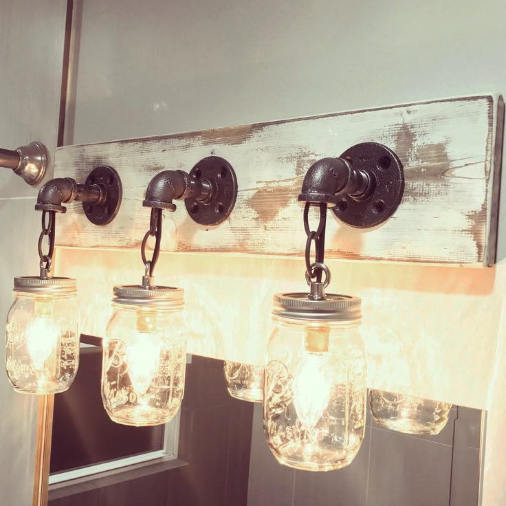 Yess Bathroom Lights best 25+ mason jar lighting ideas that you will like on pinterest Yess Bathroom Lights best 25+ mason jar lighting ideas that you will like on pinterest