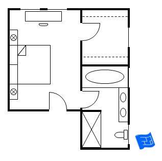 master bedroom floor plan with the entrance straight into the bedroom a door leads to - Planning An Ensuite master bedroom floor plan with the entrance straight into the bedroom a door leads to - Planning An Ensuite