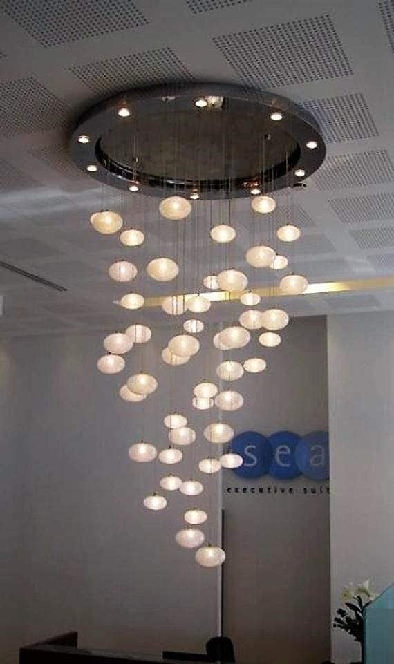 Snow Light Modern N Gl Chandelier Beautiful Custom Snow Light N Gl Pendant Lighting By Galilee Contemporary Extra Large Dining Room