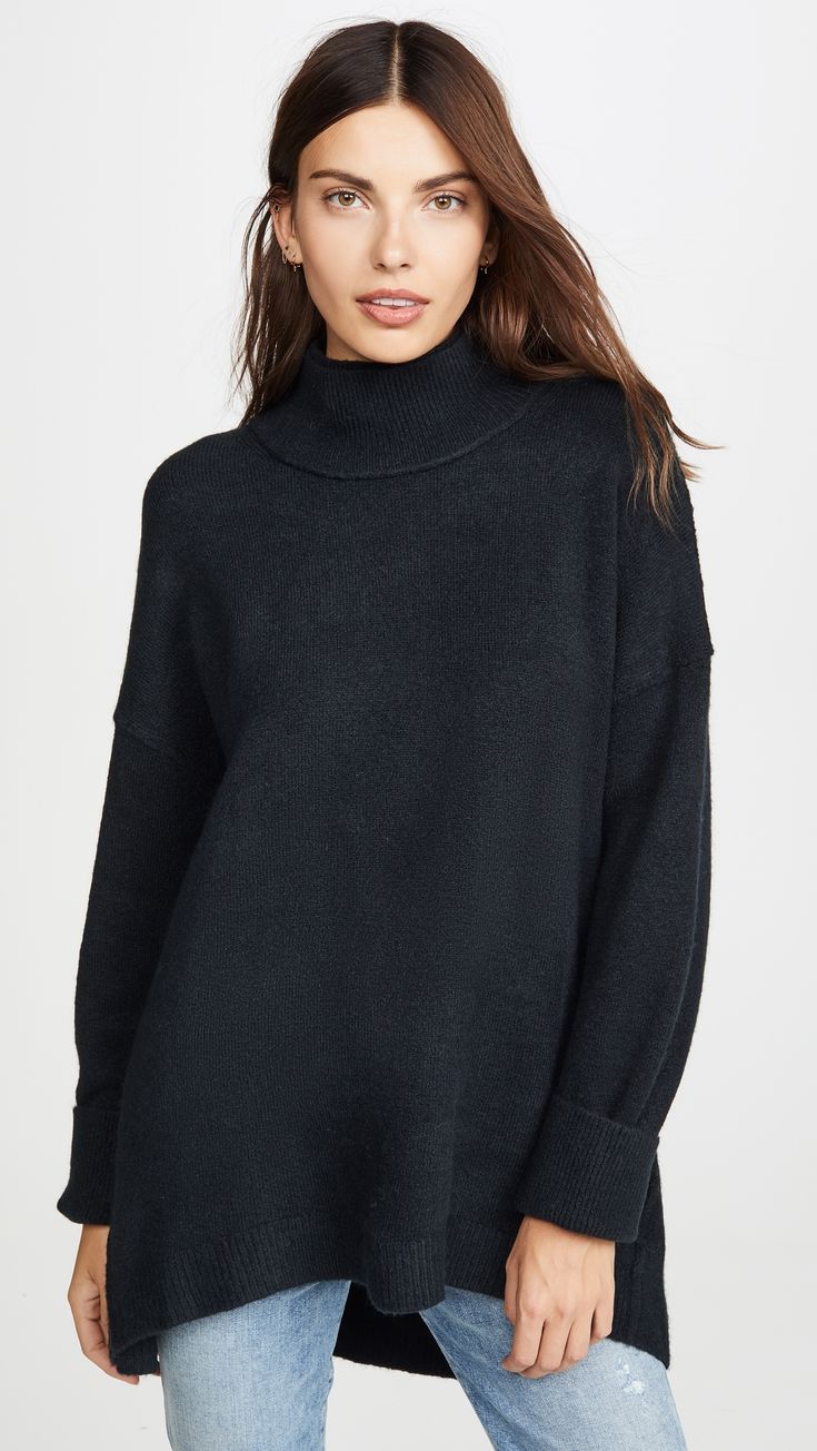 free people afterglow mock neck top