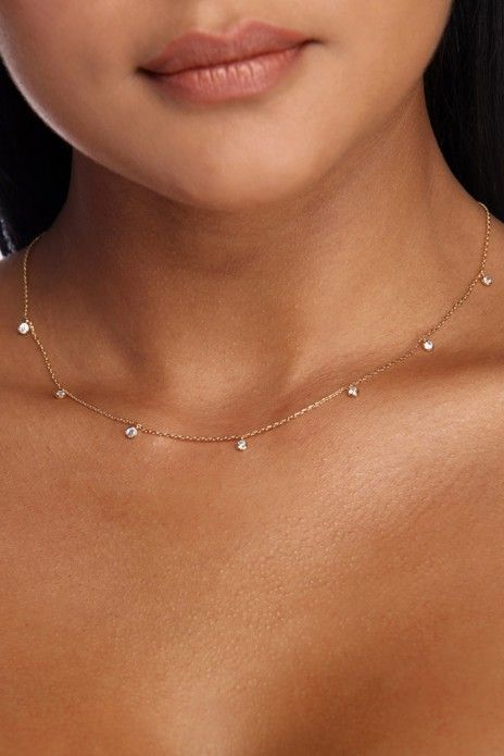 Zierliche Strass Halskette – #Halskette #Strass #zierliche Zierliche Strass Halskette – #Halskette #Strass #zierliche